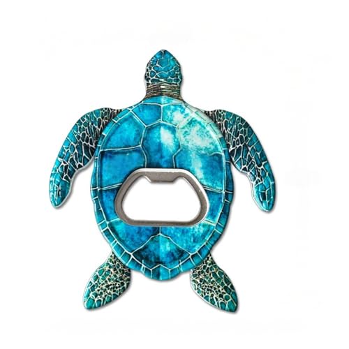 Beer Bottle Opener Souvenir Turtle Refrigerator Sticker Creative with Magnetic Adsorption Strong Bottle Opening Tool