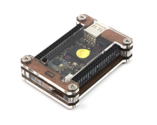 Zebra C.h.i.p. Wood/Clear Case Protect Your Chip Mini Computer #TOP2