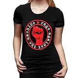 Women's T-Shirt Rage Rock Againsts The Machines Band Crew Neck Shirts Short Sleeve Cotton Tees Top for Women Black XX-Large