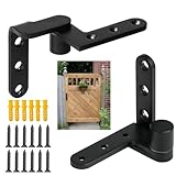 180°Rotating Pivot Hinges,Suitable for Doors with Thickness 20mm-40mm, Max Load 150lbs, for Wood Door,Plastic Door.Saloon Door Hinges, Fence Gate Hinges,Yard Door Hinges