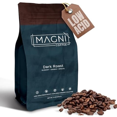 Low Acid Organic Coffee Beans - Whole Beans Dark Roast Cover