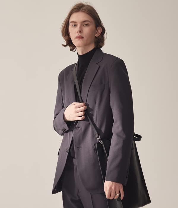 Messenger Bag for Men & Women - Vegan Leather Square Laptop Bag (Fits 16-Inch) - Crossbody/Shoulder Bag with Strap - Image 5