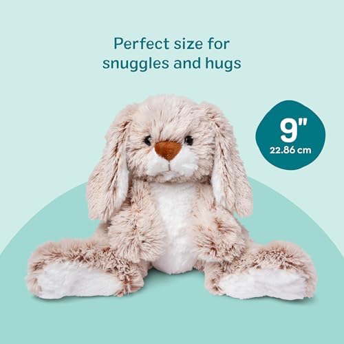 Melissa & Doug Burrow Bunny Stuffed Animal Plushie with Big Feet, Floppy Ears & Fluffy Tail, Adorable Pretend Play Toddler Toys for Girls & Boys 3+ — view 2