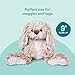 Melissa & Doug Burrow Bunny Stuffed Animal Plushie with Big Feet, Floppy Ears & Fluffy Tail, Adorable Pretend Play Toddler Toys for Girls & Boys 3+