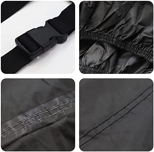 Xyzctem 600D Waterproof Scooter Cover Black Power Assisted Mobility Scooter Cover (48 Inch Length) #TOP5