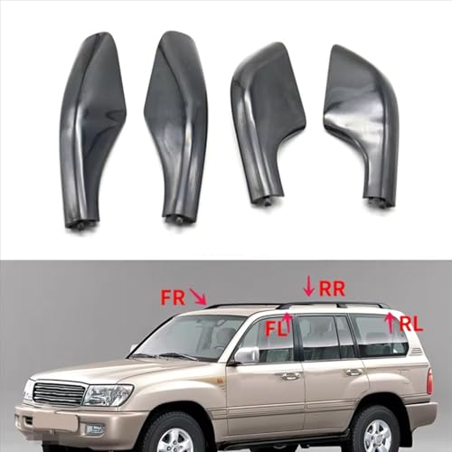 Cache de support de barres de toit robuste avant gauche compatible Land Cruiser LC100 98-07