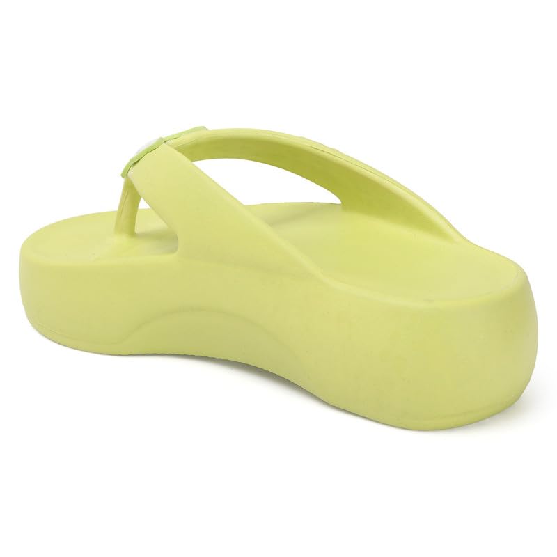 Image of Sukun BTRFLY Women's Soft Anti-Skid Flip-Flops Stylish Comfortable Waterproof Slip-On Slippers for Daily Use