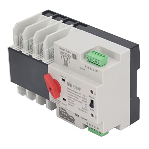 Commutateur de transfert automatique 4P pour rail DIN 35mm inverseur de source double