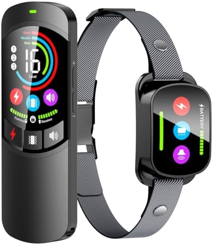 Dog Shock Collar with Remote Control, 3300FT Dog Training Collar with Beep/Vibration/Shock, Security Lock, IPX8 Waterproof Ecollar Rechargeable for Small Medium Large Dogs