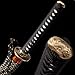 HERO SWORD Advanced Nugui Polishing Tigrer Katana Razor Sharp Clay Tempered T10 Steel Katana Real Hamon Razor Sharp Samurai Sword Authentic Japanese Knives Combat Ready