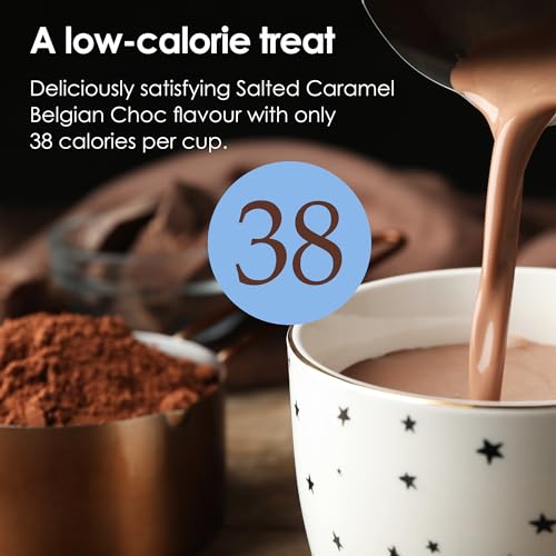 Options Salted Caramel Hot Chocolate Drink (Multipack of 6 x 220 g Jars)