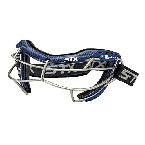 Image of STX Focus Ti-S+ Lacrosse Goggles Navy /Graphite