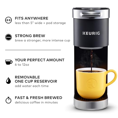 image for Keurig K-Mini Plus Single Serve K-Cup Pod Coffee Maker, with 6 to 12oz
