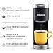 Keurig K-Mini Plus Single Serve K-Cup Pod Coffee Maker, with 6 to 12oz Brew Size, Stores up to 9 K-Cup Pods, Travel Mug Friendly, Matte Black