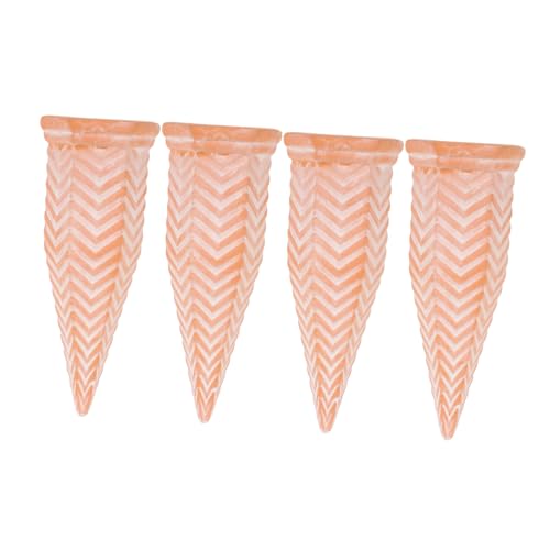 BEBEMOKO 4Pcs Self Watering Device for Potted Plants Automatic Watering Spikes with Creative Design Durable Terracotta Watering Tools for Flower Pots