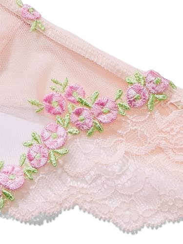 String en maille Victoria's Secret Rosebud brodé pour soirée