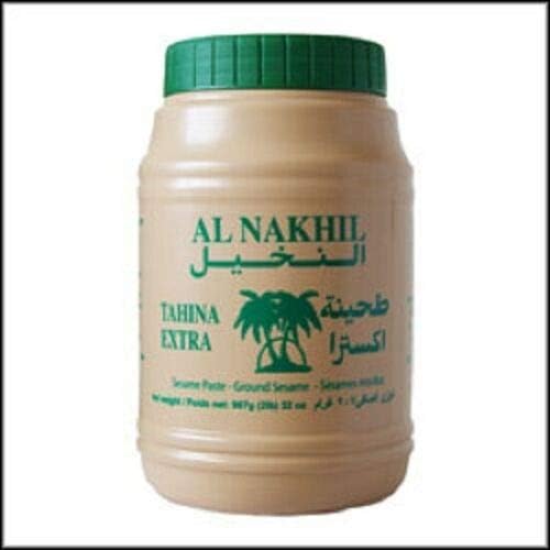 Al Nakhil 100 Natural Tahina Tahini Ground Sesame Seeds Oil Paste 450g