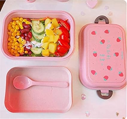 Amazon 少女 かわいい レディース 子供 弁当箱 ランチボックス プリント 1段 おしゃれ ランチボックス お弁当用 保温ができる 贈り物 グッズ 102 F 弁当箱 オンライン通販