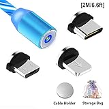 Schnellladung - Kabelausgang 5 V / 2,4 A (max.), Schneller als die meisten anderen USB-Kabel. Im Allgemeinen können Sie Ihr Telefon innerhalb von 90 bis 120 Minuten vollständig aufladen. Hinweis: Keine Datensynchronisierung. Es kann nicht zur Datenübertragung angewendet werden, das Kabel unterstützt nur das Aufladen des Geräts