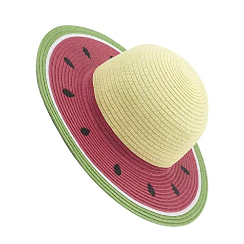 Holibanna Sombrero de con Visera Sol enfriamiento Sombrero de para Mujer Borde Ancho Praia acessorios Sombrero Senderismo Gorro Rosa Sombrero de Copa Sombrero Tejido de Hierba