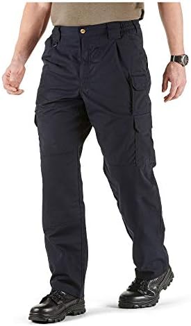 5.11 Tactical Men's Taclite Pro Lightweight Performance Pants, Cargo Pockets, Action Waistband, Dark Navy, 36W x 36L, Style 74273 - 1