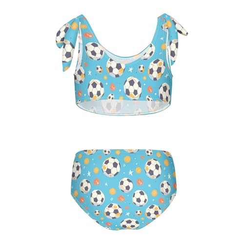 Wusikd Soccer Ball Girls Swimsuits Two Piece Stars Swimwear Bikini Set for for Girls Size 3T2