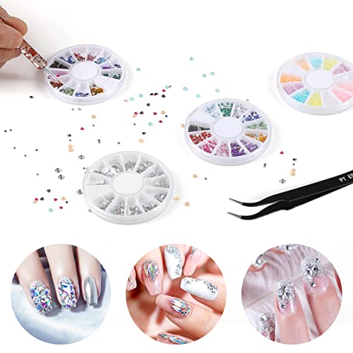 Nail Art Pinsel Set, GuKKK 61 Stücke Nageldesign-Zubehör, 5 St Nail Art Stamping Kit, 15 Stücke Nagel Pinsel, 5 Stücke… – Bild 6