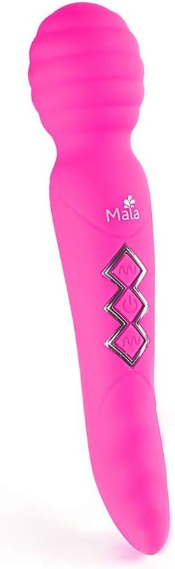 Zoe Twisty USB Rechargeable Dual Vibrating Pleasure Wand HOT Pink