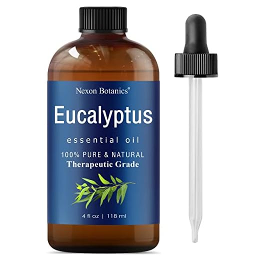 Eucalyptus Essential Oil 4 fl oz - Natural, Pure Eucalyptus Oil for Diffuser for Home, Aromatherapy and Humidifier - Essential Oils Eucalyptus - Sauna Oil - Aceite de Eucalipto - Nexon Botanics