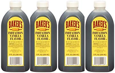 Baker's Imitation Vanilla Extract (7.62 oz / 4-Pack)