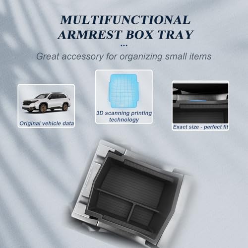 BIBIBO for 2025 Subaru Forester Center Console Organizer 2025 Subaru Forester Console Armrest Tray+Cup Holder +Wireless Charging Mat 2025 Forester Insert Organizer 2025 Forester Accessories by BIBIBO - Image 6