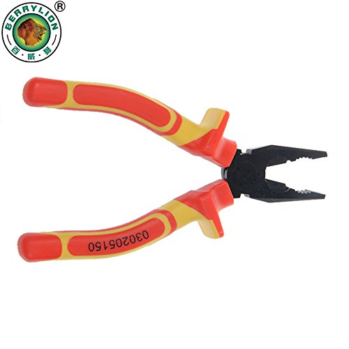 Total - Pinza Universale Rinforzata - 200 Mm - Impugnatura Ergonomica Bimateriale - Resistente Alla Ruggine E Alla Corrosione - Ideale Per Lavori Edili, Riparazioni O Meccanici - Foto 2