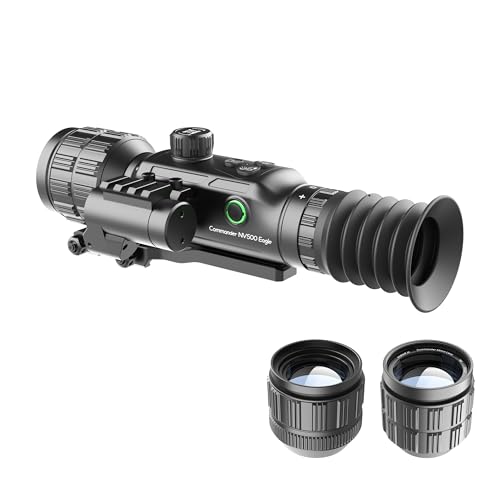 Oneleaf.ai NV500 Eagle 4K Night Vision Rifle Scope with LRF