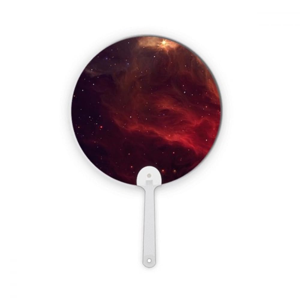 Éventail rond en plastique Fancy Nebula : fini la chaleur avec style en décoration