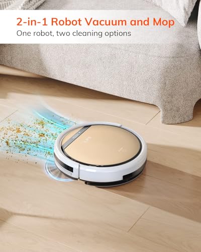 Image of ILIFE V5s Ultra Robot Vacuum and Mop, Strong Suction, 2-in-1 Dry & Wet, Pet Hair Friendly, Multiple Cleaning Modes, Bluetooth, Alexa & Google Home