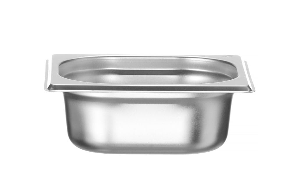 Bac Gastronorm GN 1/6 Budget Line HENDI 1L en acier inoxydable