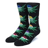 HUF Worldwide Green Helpers Socks One Black