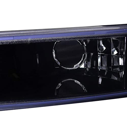 Carpartsinnovate Fits 99-06 GMC Sierra Yukon XL Bumper Glossy Piano Black Signal Lamps Parking Lights