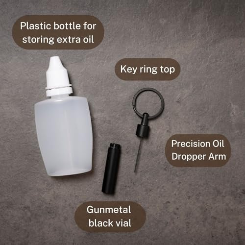 Image of Oil Vial Keychain | Consecrated Oil Holder for Priesthood Blessings | Oil Not Included