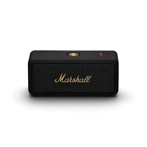 Marshall Emberton II Portable Bluetooth Speaker, Black & Brass
