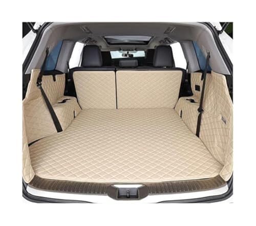 Tapis de coffre pour Peugeot 5008 7 places 2017-2021 | Doublure de sol beige