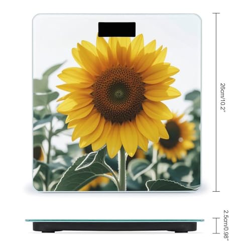 Báscula digital de baño FekiLoot con pantalla LCD amplia miniatura 2