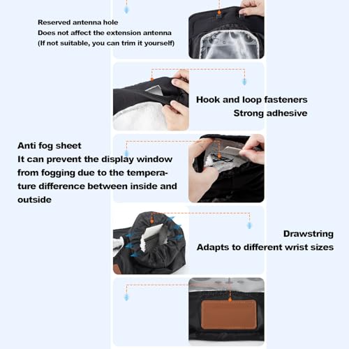 Gants isolés contre le gel des mains pour télécommande de drone N3 - 4