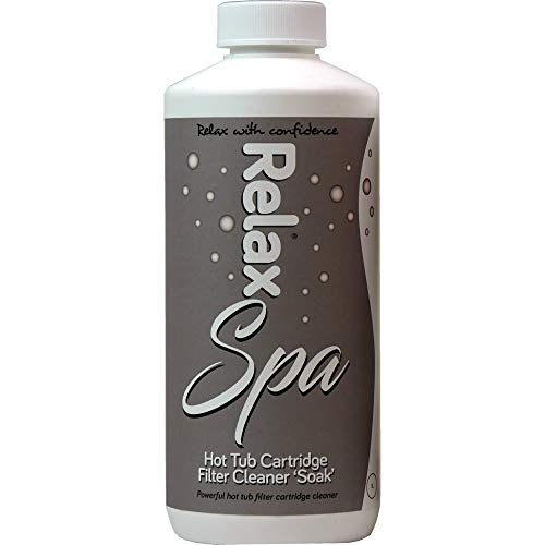 Relax Spa Hot Tub Cartridge Filter cleaner Soak 1 litre