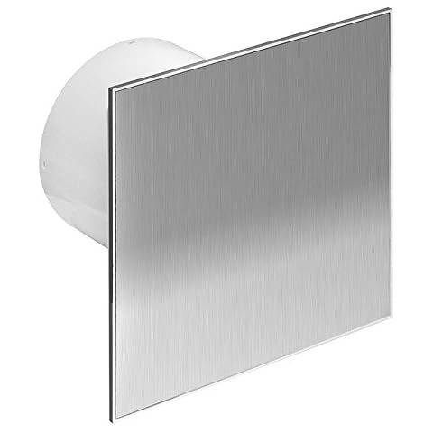 Ø 100 mm Design Badventilator Edelstahl Cover