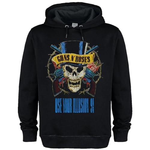 Amplified Guns N Roses Use Your Illusion '91 Tour Hoodie Black 3XL