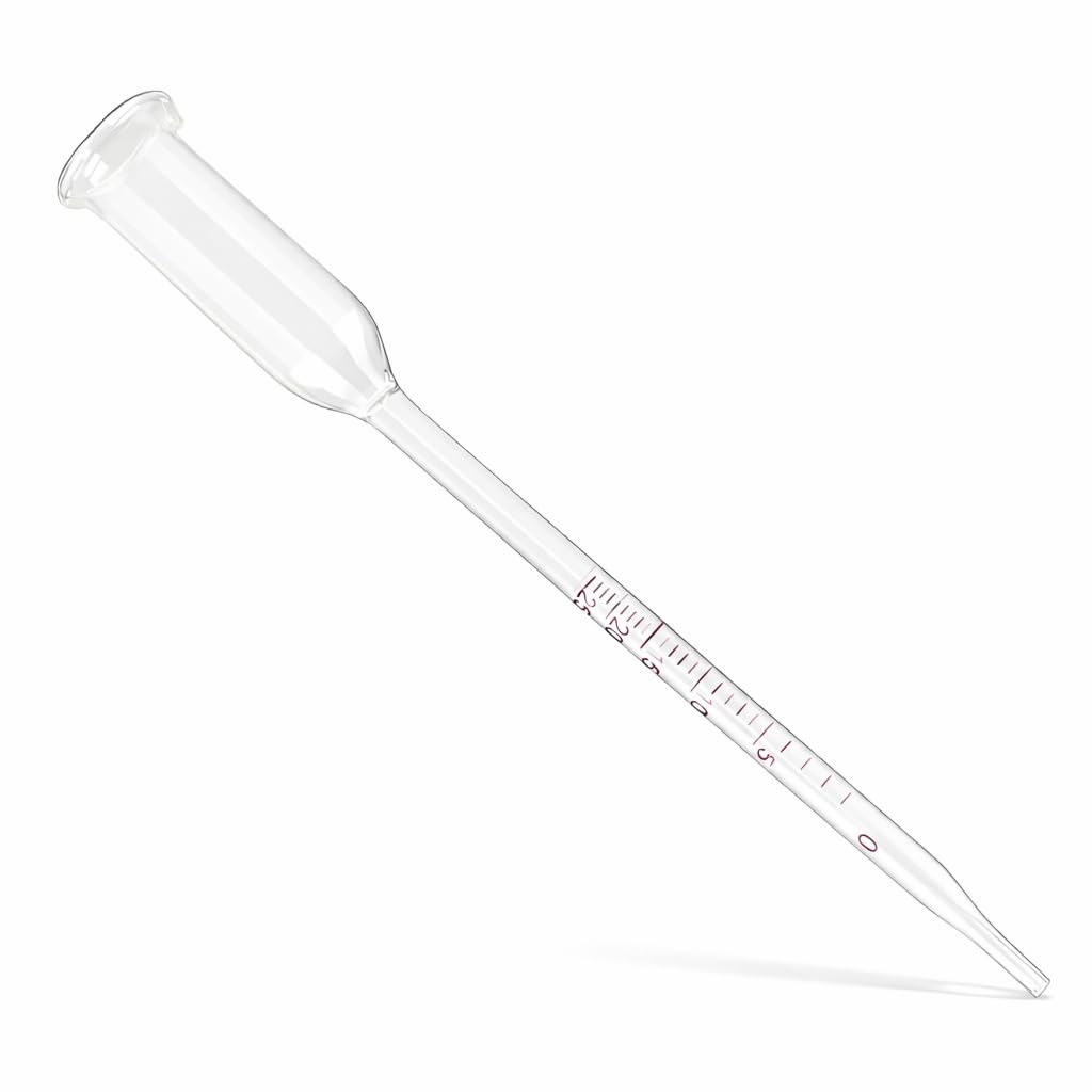 ACKKOR Vinometer, glass vinometer 0 to 25% alcohol content alcohol percent hydrometer alcohol content glass Robust construction alcoholmeter alcohol measuring device for homebrewers and wine