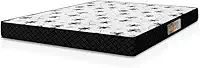Colchão Casal Espuma 138x188x12cm Polar Branco / Preto