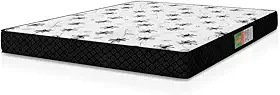 Colchão Casal Espuma 138x188x12cm Polar Branco / Preto