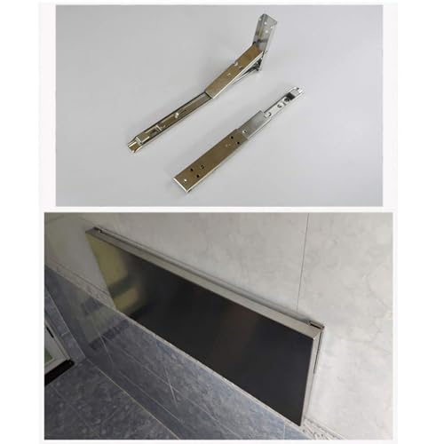 Table à manger murale pliable à rallonge verticale 100x30 - 6